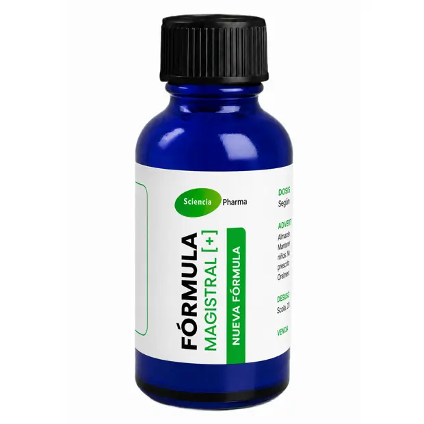 Línea Serum Sciencia Pharma, frasco gotero fórmula magistral